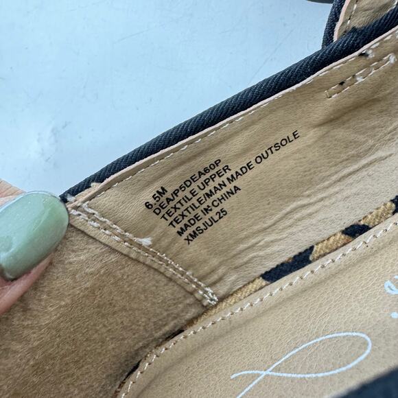 Joie Velvet Leopard Mary Jane Flats - Picture 5 of 5